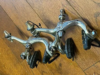 Vintage Shimano Dura-Ace BR-7402 Bicycle Brake Caliper Set Silver • $79.99