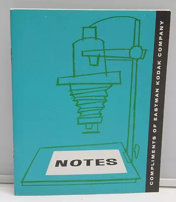 Kodak NOTES Complimentary Photo Notebook With Darkroom Paper Ad - VINTAGE B108 • £1.57