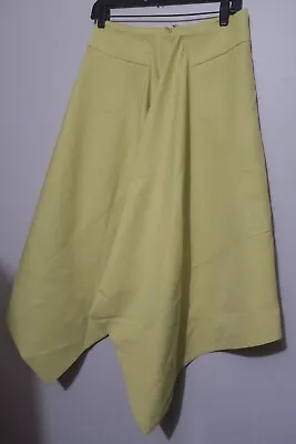 Marni Italy Women's Yellow Asymmetrical Skirt Size 42 • $72