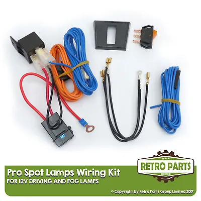 Driving/Fog Lamps Wiring Kit For Mazda 323 FV. Isolated Loom Spot Lights • $22.34