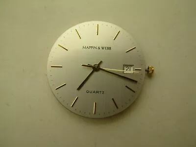 GENTS MAPPIN & WEBB Quartz Wrist Watch Movement  CAME OUT OF 9ct GOLD CASE #3 • £39.99