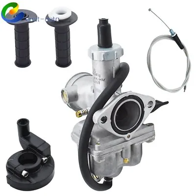 $23.52 • Buy Carburetor For Honda XR100  CRF100F With Handlebar Grips & Throttle Cable