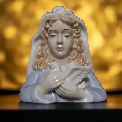 Vintage House Of LLOYD Virgin Mother Mary Madonna Night Light Lamp Dove Figurine • $15.98
