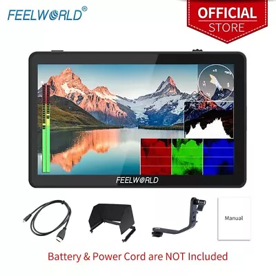 FEELWORLD F6 PLUS V2 Touch Screen DSLR Video Monitor 3D LUT HDR 4K HDMI Full HD • $249.99