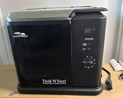 Masterbuilt Turk N Surf Electric Indoor Turkey Fryer & Kettle 23011511 • $110