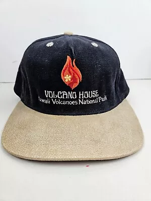 Vintage Volcano National Park Hawaii USA Trucker Hat Strapback Dad Cap • $28