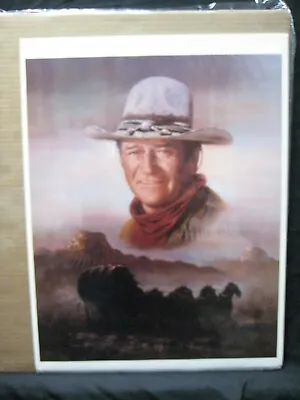 John Wayne Vintage Poster Garage 1970's Portrait Western Cowboy Cng1839 • $47.47