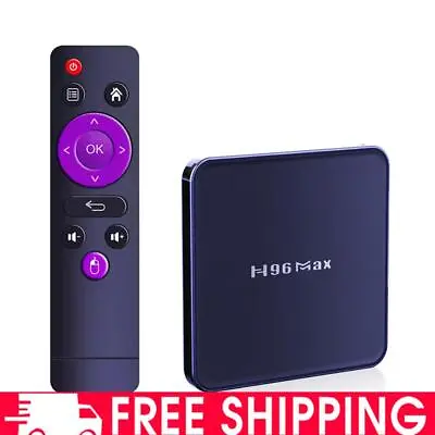 H96 Max V12 TV Set Top Box Media Player Bluetooth-compatible 4.0 Smart TV Box • £30.35