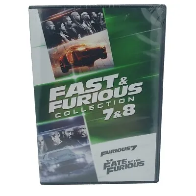 Fast & Furious Collection 7 & 8 DVD *NEW & SEALED* Fate • $4.28