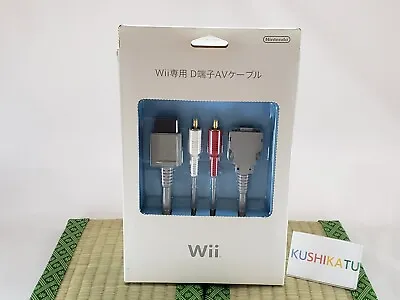 Nintendo Official Wii D Terminal HD AV Cable RVL-012 Used Import Japan • $64.90