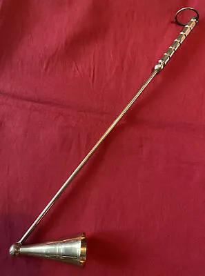 £4 • Buy Vintage Brass Candle Snuffer