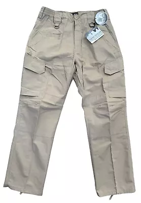 LA Police Gear Operator Pants Mens 34x32 Khaki Tactical Cargo Uniform NEW • $34.99