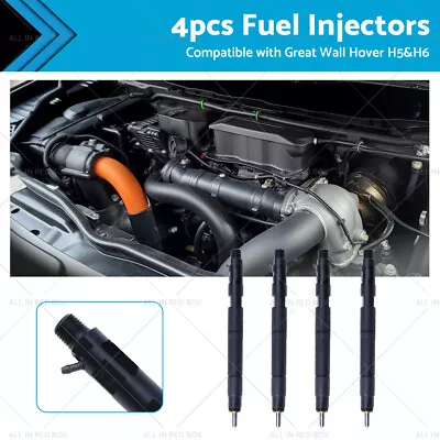 4PCS Diesel Fuel Injector Suitable For Great Wall Hover V200 X200 H5 H6 28231014 • $856.99