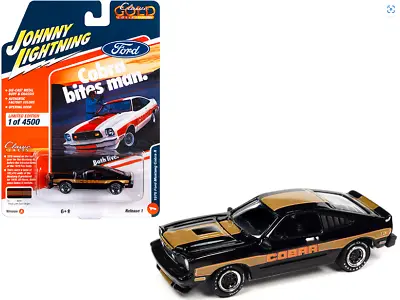 Ford Mustang Cobra II Classic Gold Collection Johnny Lightning 1/64 Diecast Car • $19