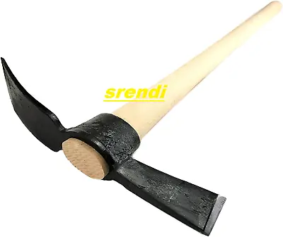 5LB Mattock Steel Head & Fits Pick Axe Handle Shaft Beechwood New 2.2kg • £18.95