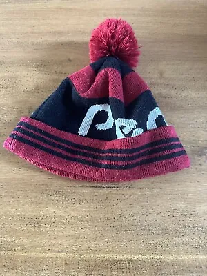 £10 • Buy Penfield Bobble Hat Beanie Red/Black