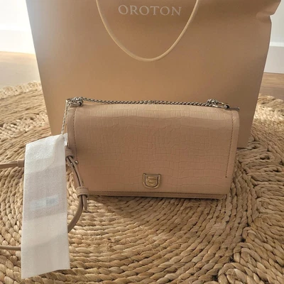 $199 • Buy Oroton Cross Body Bag Praline Brand New With Tags 