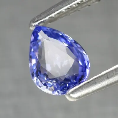 $115 • Buy 0.52ct 6x4.5mm Pear Natural Unheated Untreated Blue Sapphire, Ceylon *Certified