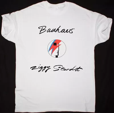 Vtg BAUHAUS ZIGGY STARDUST Cotton White Unisex Shirt • $16.99