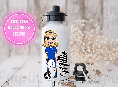 £9.99 • Buy Rangers Football Water Bottle, Personalised Rangers Gift, Glasgow, Girls, Her