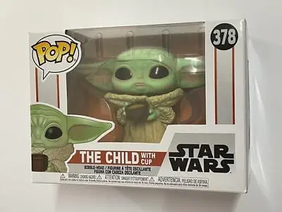 Drink Soup Baby Yoda The Child Star Wars Mandalorian Funko Pop Vinyl Figure 378 • $16.09