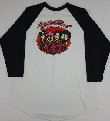 2013 The J Geils Band Half Sleeve Raglan Cartoon Print T Shirt Vintage Retro USA • $24.99