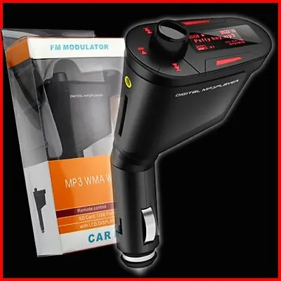 £9.49 • Buy NEW Wireless Car FM Transmitter MP3 Radio USB Charger Hands-Free IPads IPods Red