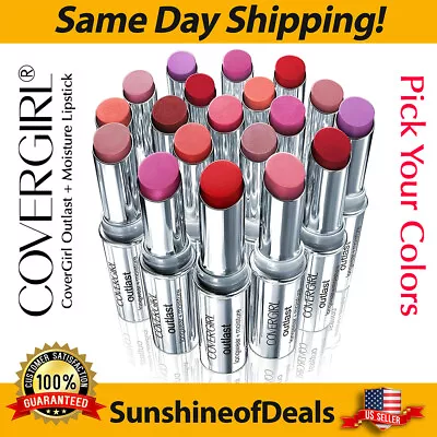 CoverGirl Outlast + Moisture Lipstick CHOOSE YOUR COLORS - BRAND NEW - FAST SHIP • $6.22