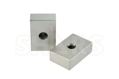 Shars Matched Pair Precision 1-2-3 123 Block One Hole Machinist New ^ • $19.99