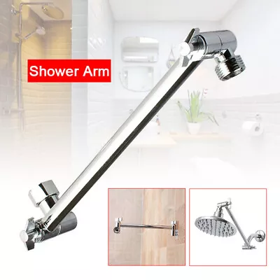 8-12 Inch Square Rainfall Shower Head Chrome Stainless Steel Faucet • $20.99