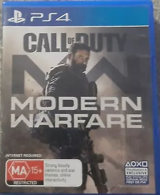 Call Of Duty Modern Warfare - PS4 PLAYSTATION 4 • $10