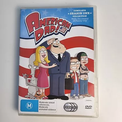 American Dad Complete Season One  1 DVD 2005 Animation Region 4 • $9.59