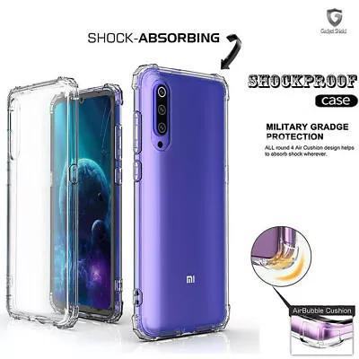 Clear Case Xiaomi Mi 8 Lite Mi Bumper Corner Transparent Soft Gel Silicone Cover • £4.75