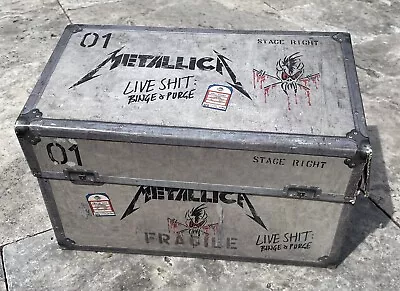 Metallica Live Shit: Binge & Purge Box Three (3) VHS Book Pass Stencil • $24.99