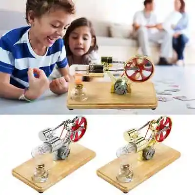 Stirling Engine Motor Kit Steam Heat Electricity Power Generator Experiment Toys • $49.39