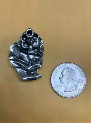 $12.50 • Buy Gun In Hand Outlaw Pin Biker Pin -  Motorcycle Club Pins