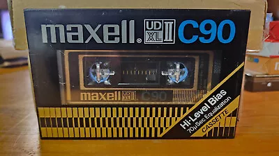 Maxell UD XLII C90 Hi-Level Bias Cassette Tape - Sealed - Made In Japan • $12.50