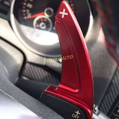 Steering Wheel Paddle Shifter Extension For VW Golf6 R/GTI Scirocco Sharan Red • $25.43