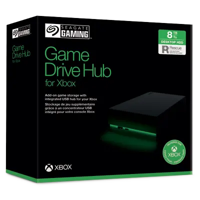 Seagate 8TB USB 3.0 Game Storage Hard Disk Drive Hub Microsoft XBOX Series X XB1 • $498
