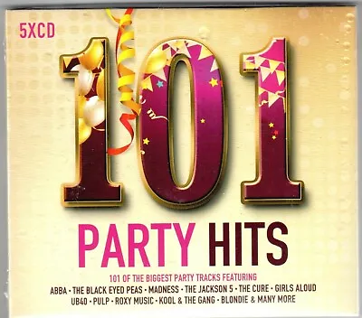 101 Greatest Party Hits 5XCD AbbaAviciiBlondieBastilleUB40MadnessPulp ETC • £6.95