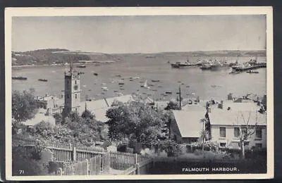 Cornwall Postcard - View Of Falmouth Harbour   RS11813 • £2.48