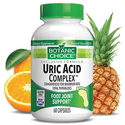 $32.95 • Buy Botanic Choice Uric Acid Complex™ Foot Joint Dietary Supplement, 60 Capsules