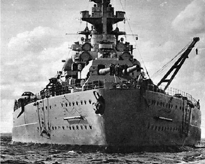 £7.22 • Buy German Battleship Bismarck At Sea 8x10 WWII WW2 Photo 978