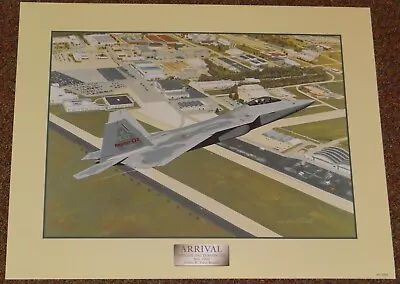 2000 1st F-22 Raptor-01 Stealth Fighter Aircraft Lockheed 16x20 Unused Poster • $45