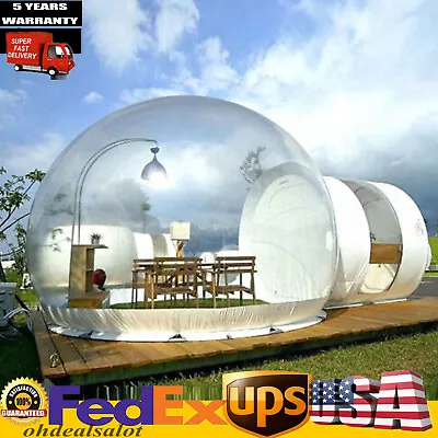 Commercial Inflatable Grade One Room PVC Clear Eco Dome Camping Bubble Tent  • $837.90