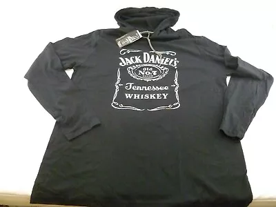 NEW Adult Ely & Walker Jack Daniel's Hooded Long Sleeve Tee Shirt-Large • $14.99