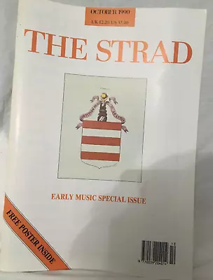 The Strad Magazine -  October 1990- Violin Strings - Early Music Special Issue • $12.79