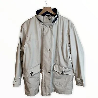 Mackintosh New England Womens Jacket Beige Rain Coat Size Large • $31.12