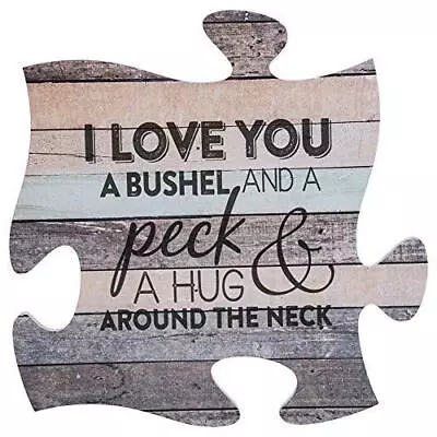 P. Graham Dunn I Love You A Bushel And A Peck Wood Look 12 X 12 Inch Wood Puzzle • $32.59