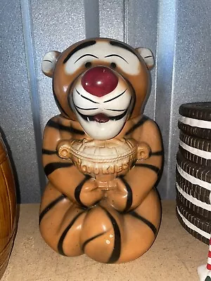 Amazing Vintage Walt Disney Signed Tigger Cookie Jar  • $54